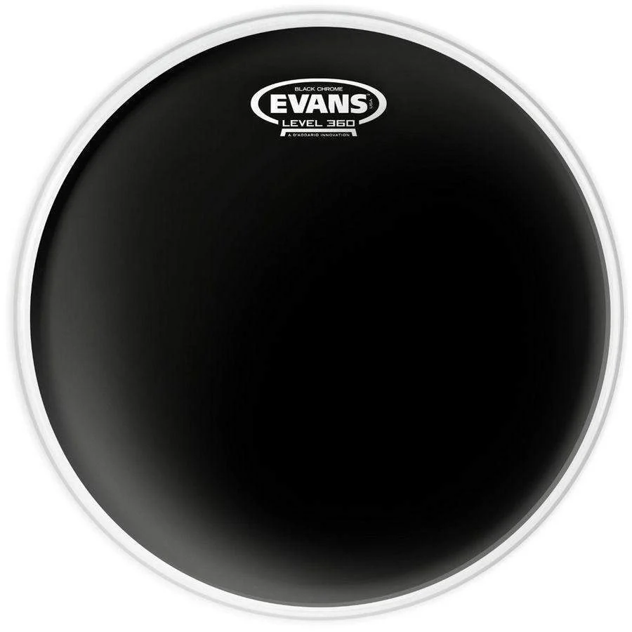 Evans Black Chrome Drum Head 12 Inch