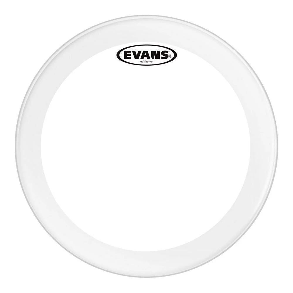 Evans Eq3 Clear Bass Drum Head 22 Inch