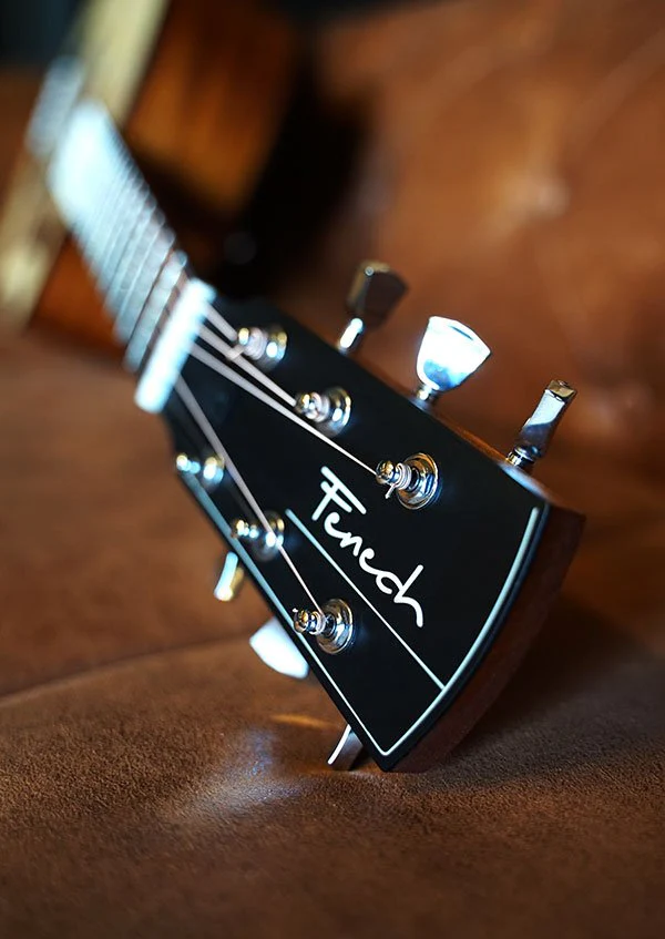 Fenech True Tone D78c - All Solid Spruce Top, Mahogany Back & Sides with Pickup & TKL Flight Case - Image 4