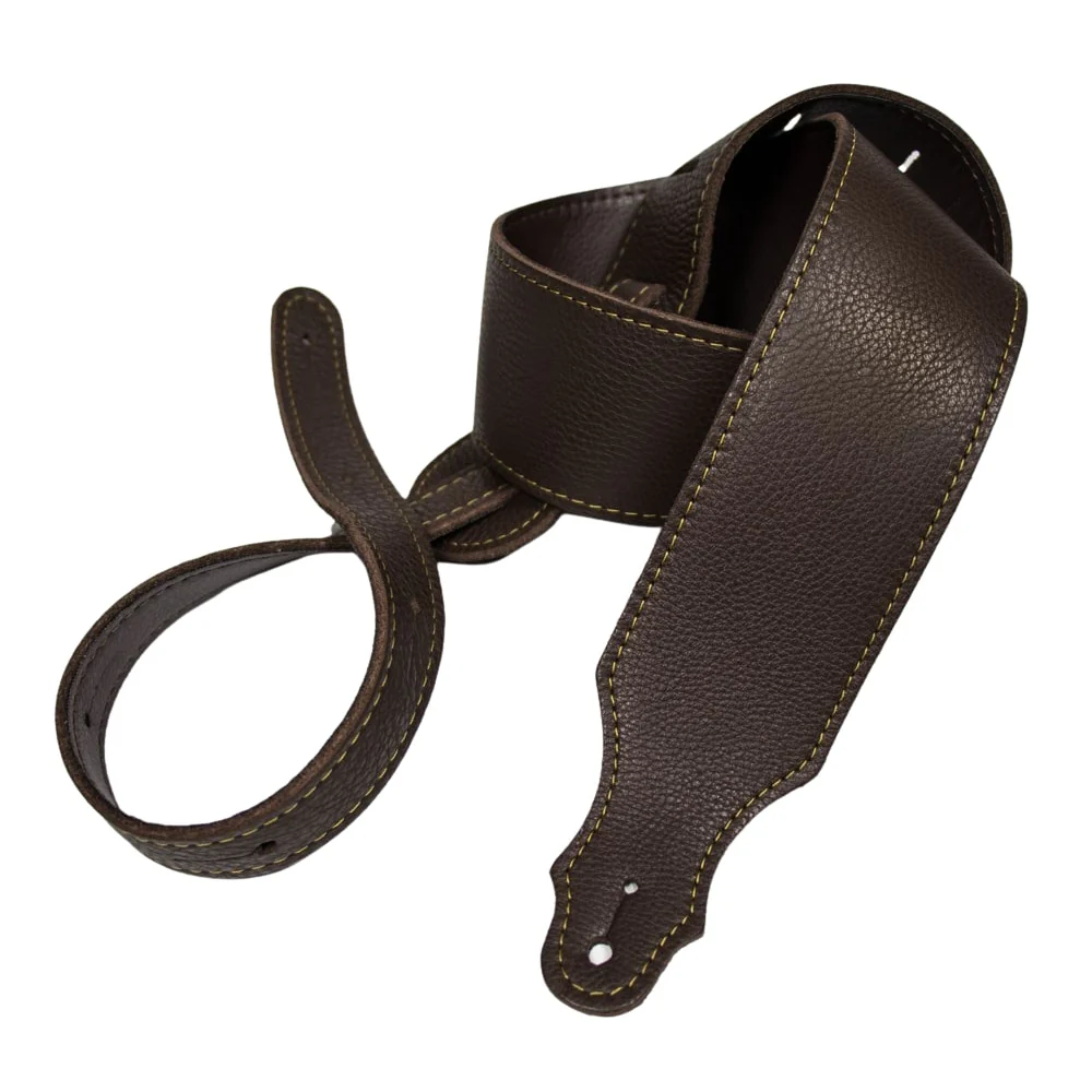 Franklin 2.5 Inch Chocolate Purist Leather Strap with Buck Backing