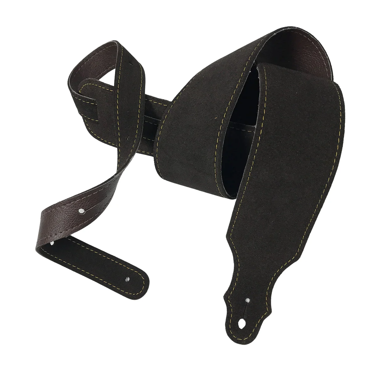 Franklin 2.5 Inch Chocolate Purist Suede Strap with Buck Backing