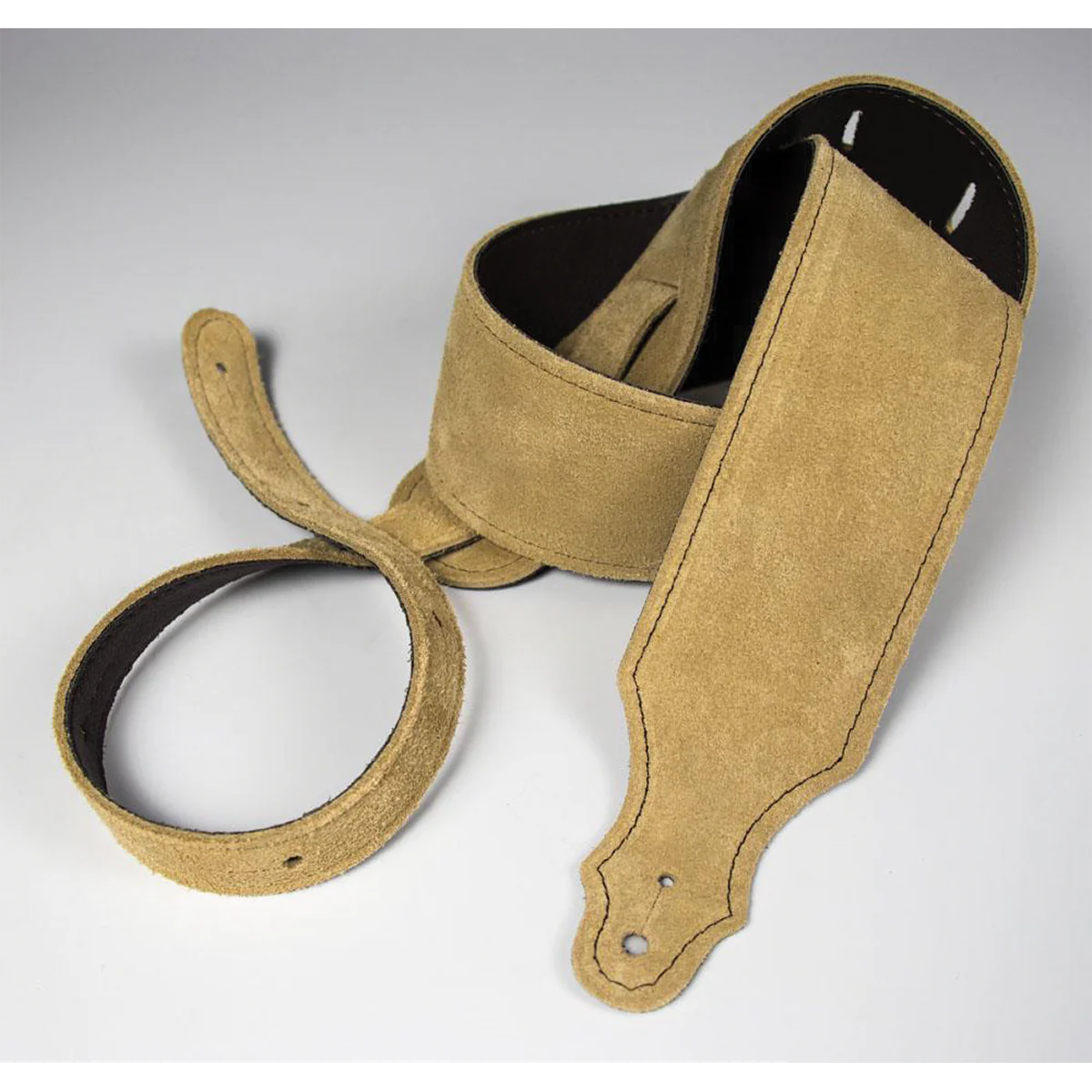 Franklin 2.5 Inch Honey Purist Suede Strap with Buck Backing