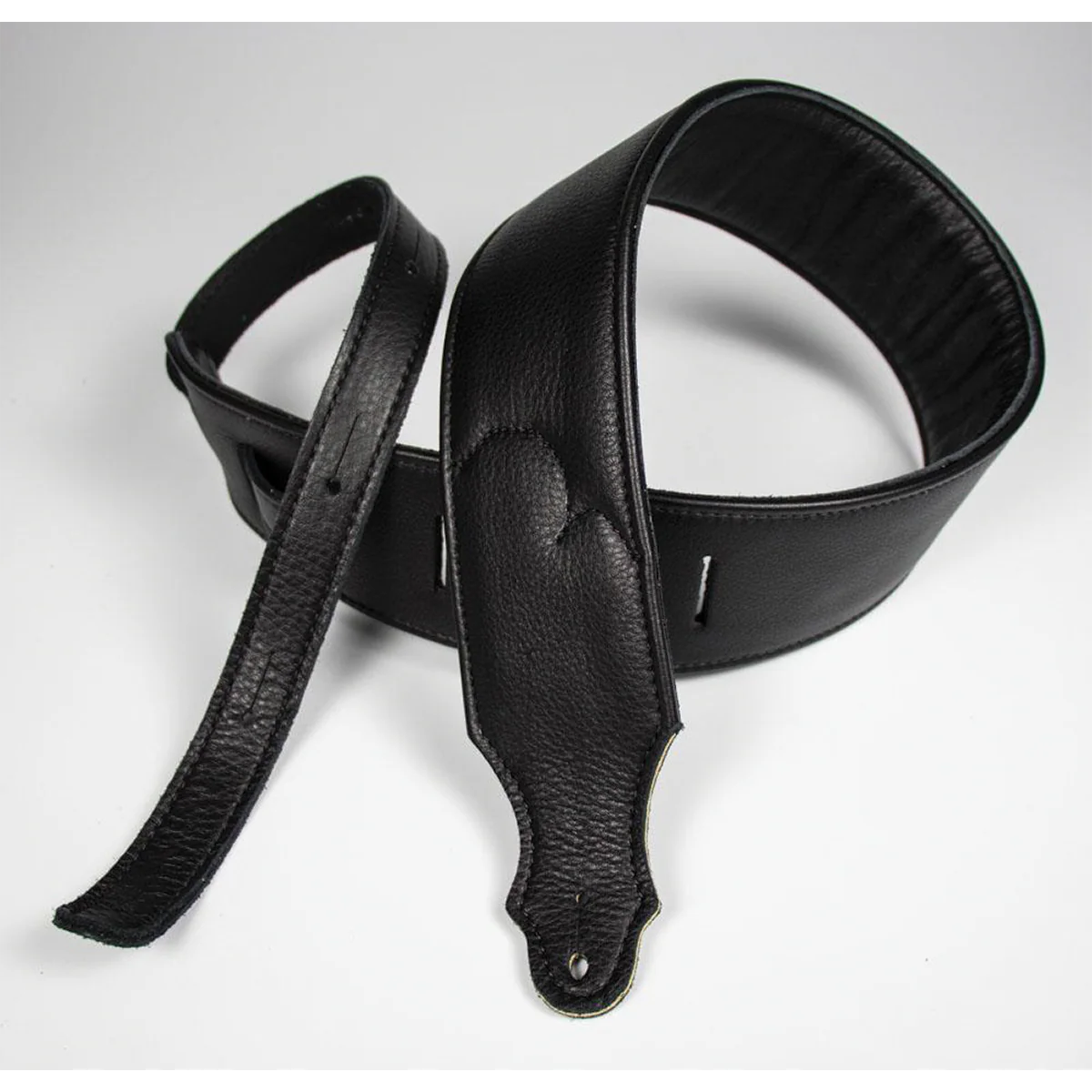 Franklin 2.5 Inch Premium Black Padded Glove Leather Strap