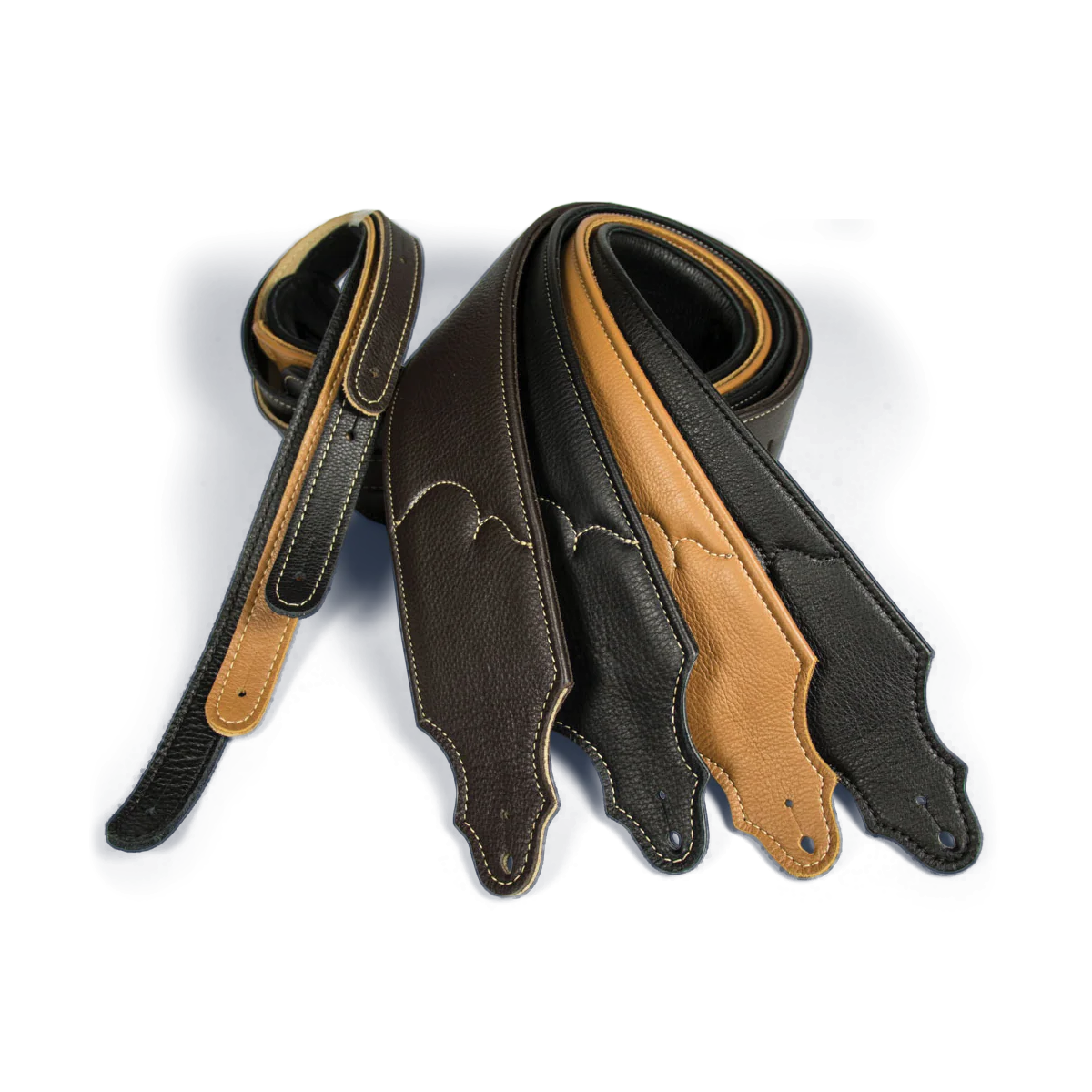 Franklin 2.5 Inch Premium Chocolate Padded Glove Leather Strap - Image 2