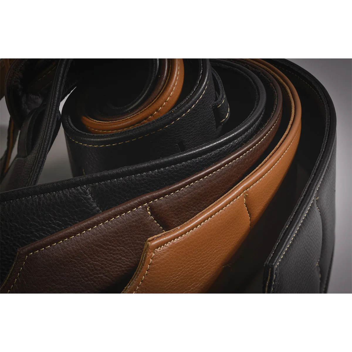 Franklin 2.5 Inch Premium Chocolate Padded Glove Leather Strap - Image 3