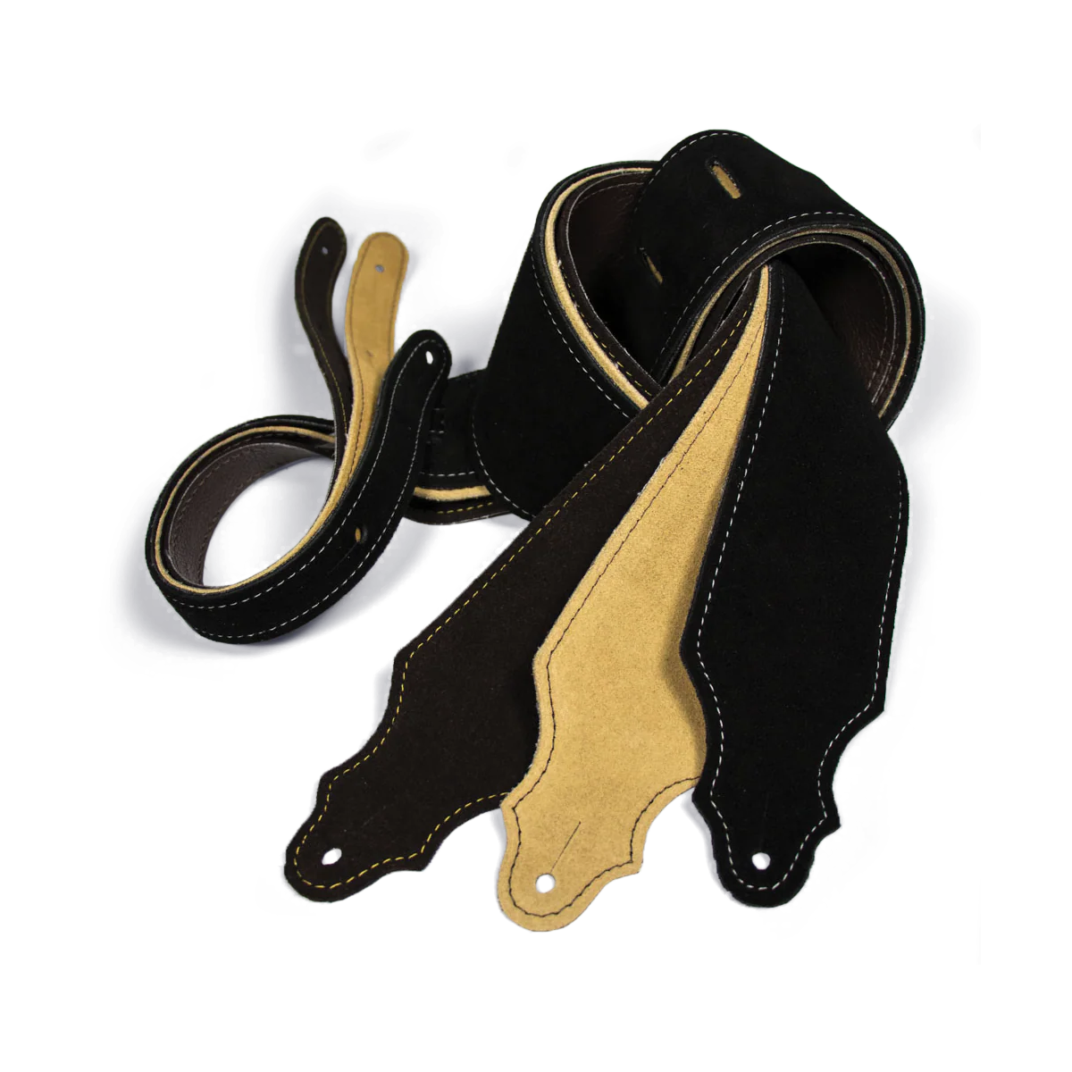 Franklin 3 Inch Honey Purist Suede Strap with Buck Backing - Image 2