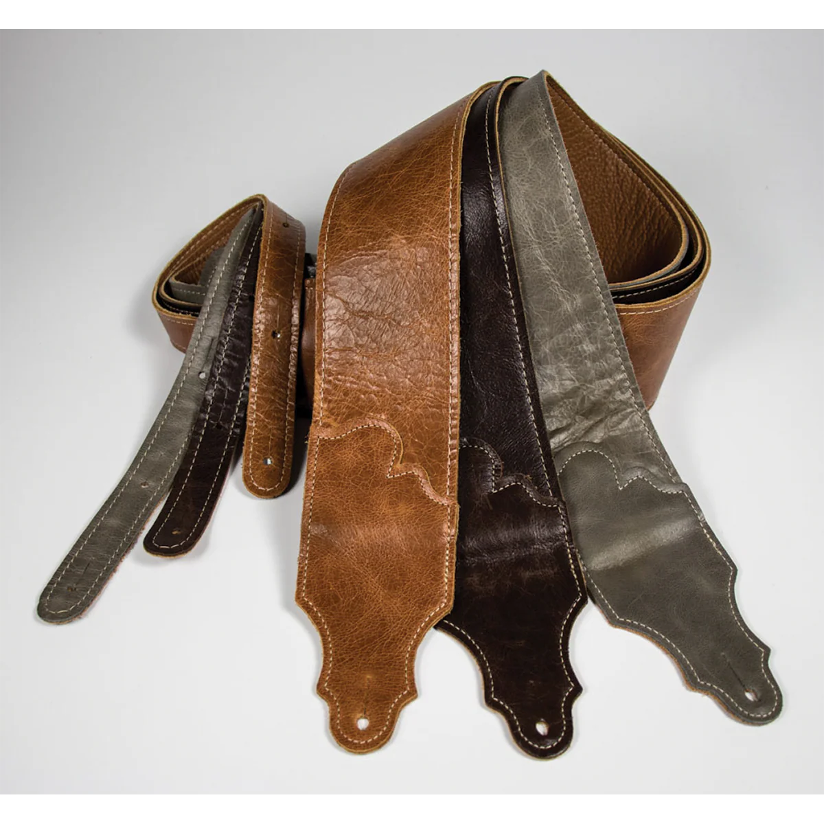 Franklin 3 Inch Jackson Hole Chocolate Aged Leather Strap - Image 2