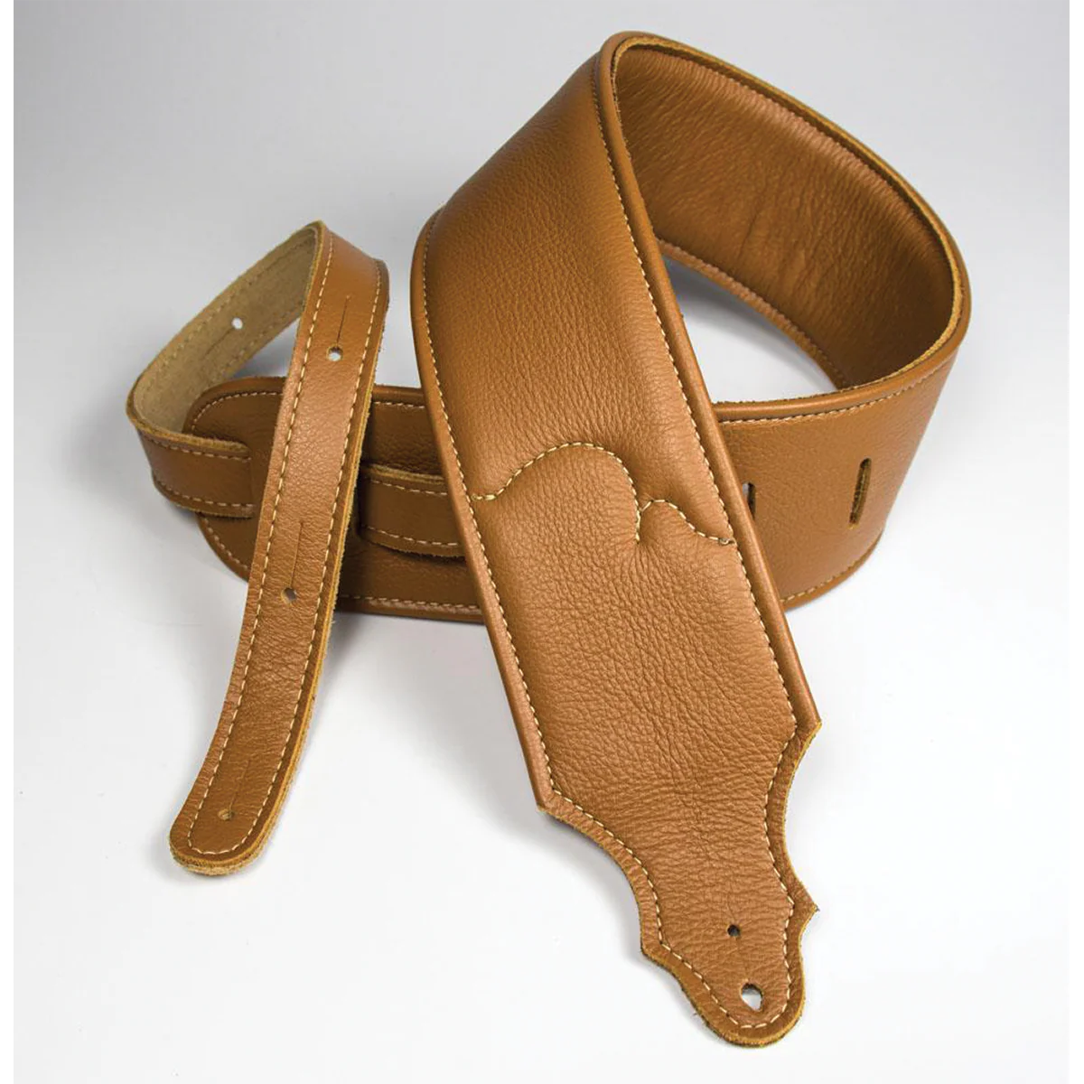 Franklin 3 Inch Premium Caramel Padded Glove Leather Strap