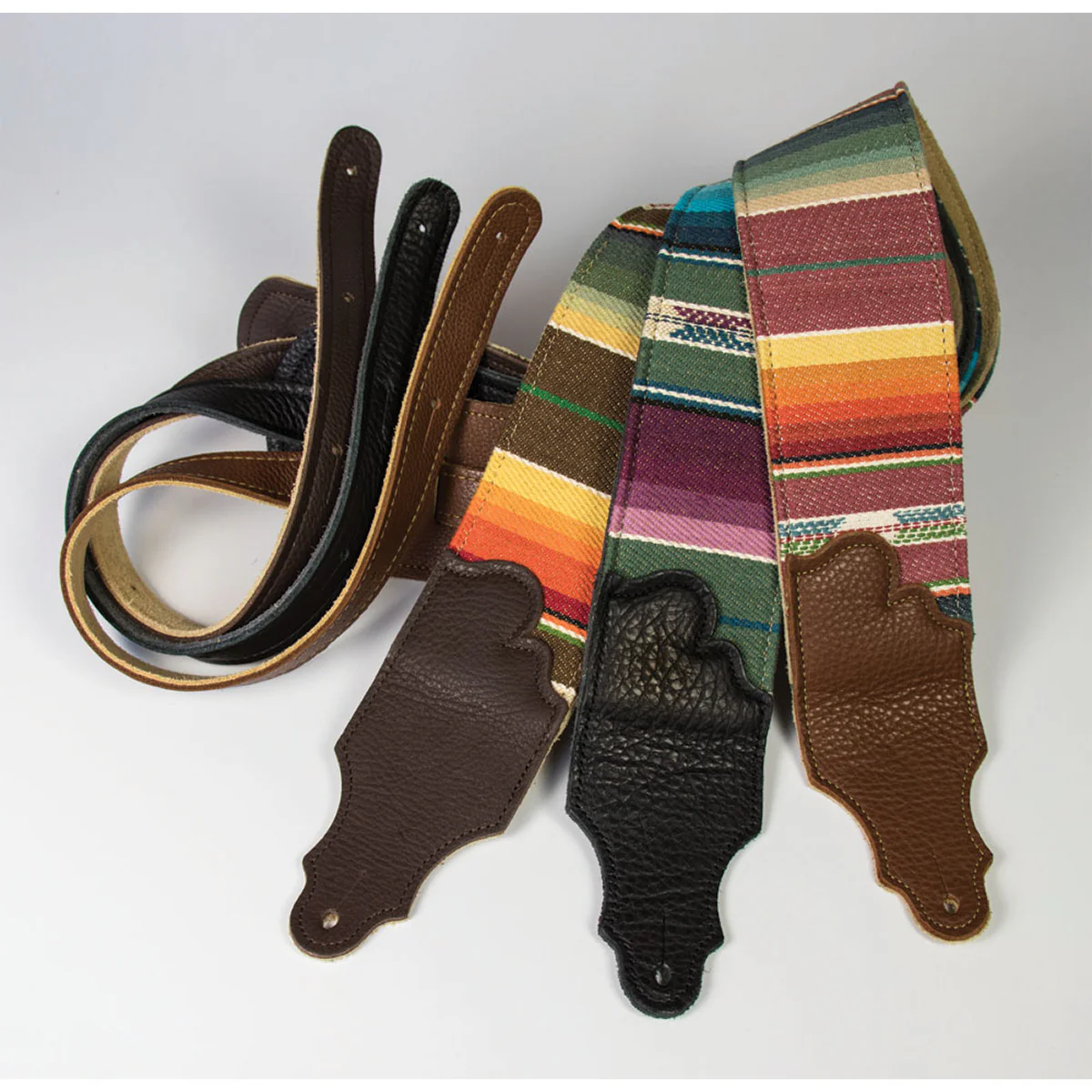 Franklin 3 Inch Saddle Blanket Strap with Black Glove Leather Ends - Image 2