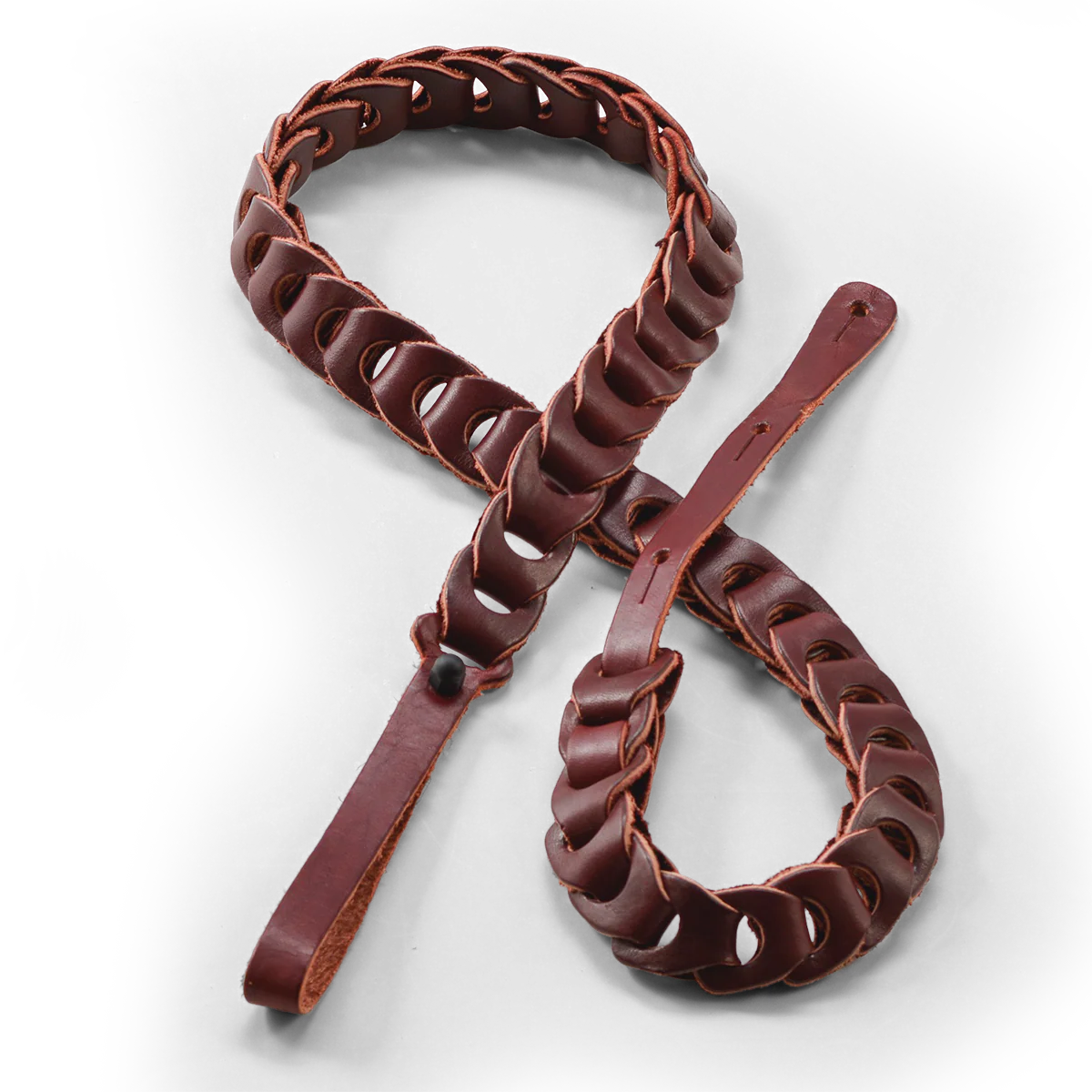 Franklin Mandolin Strap Handmade Link Design Burgundy