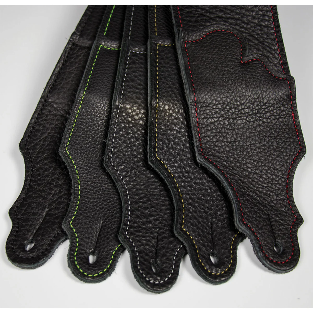 Franklin Original 3 Inch Black Glove Leather with Red Stitching - Image 5