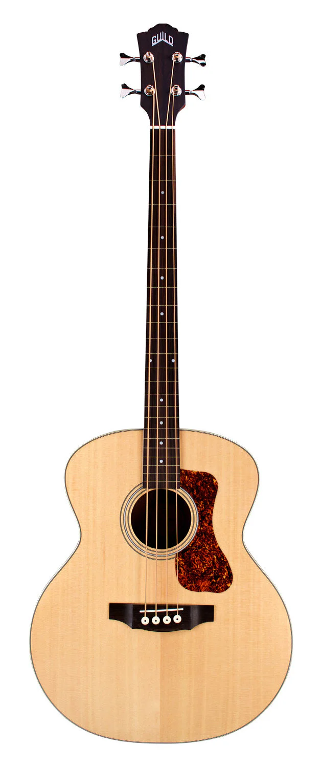 GUILD B-240E FRETLESS Acoustic Bass - Spruce Top, Mahogany Back & Sides - With Bag