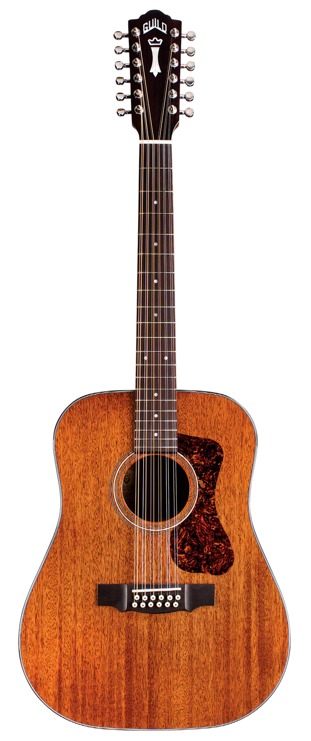 GUILD D-1212 - 12 STRING ACOUSTIC Guitar - All Solid Mahogany with Bag