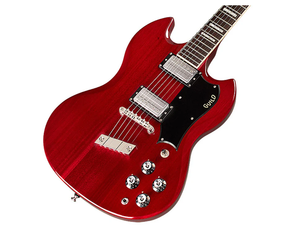 GUILD POLARA DELUXE - CHERRY RED - Image 3