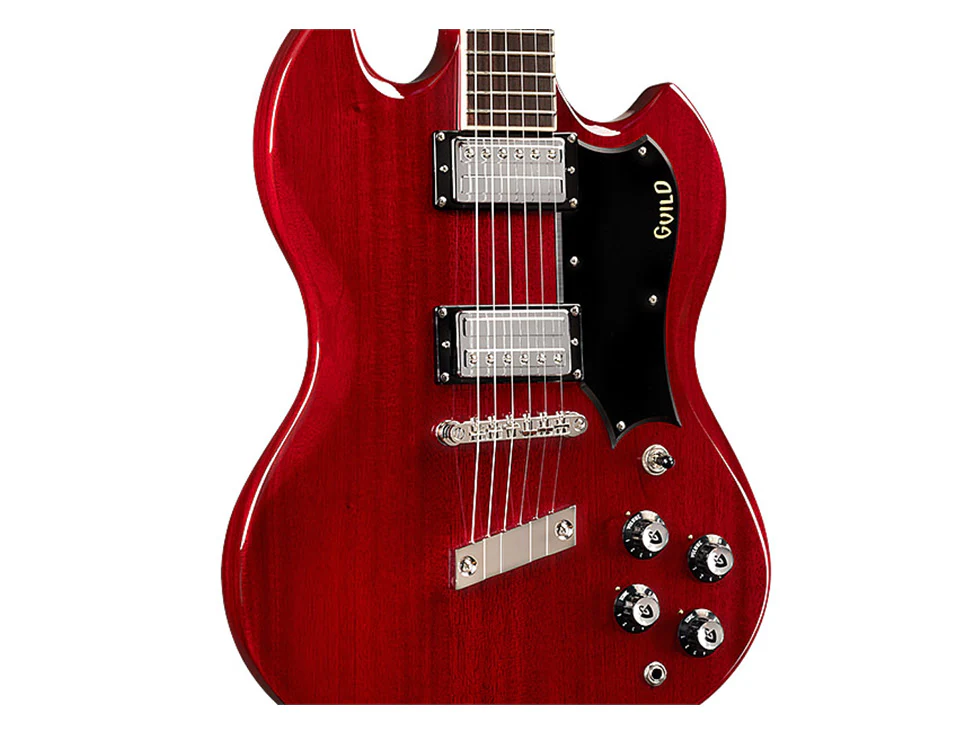 GUILD POLARA DELUXE - CHERRY RED - Image 4