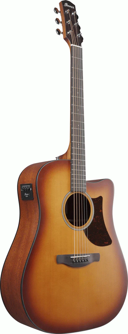 Ibanez AAD50CE Light Brown Sunburst Low Gloss Advanced Acoustic Guitar - Image 3
