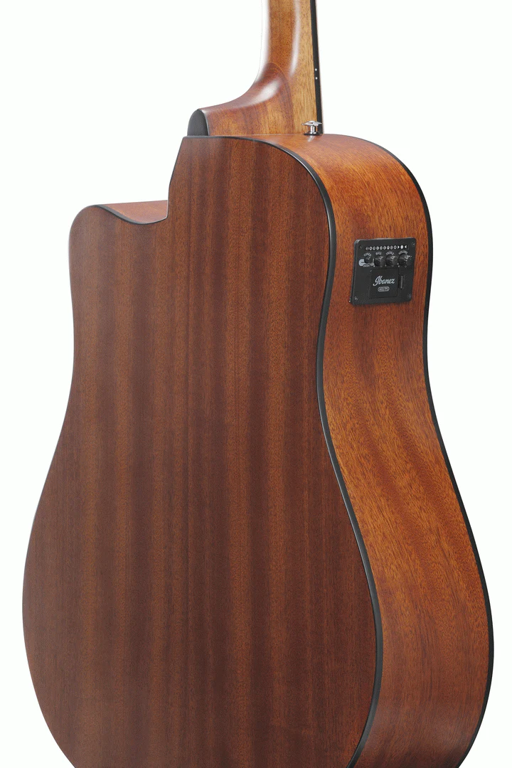 Ibanez AAD50CE Light Brown Sunburst Low Gloss Advanced Acoustic Guitar - Image 4