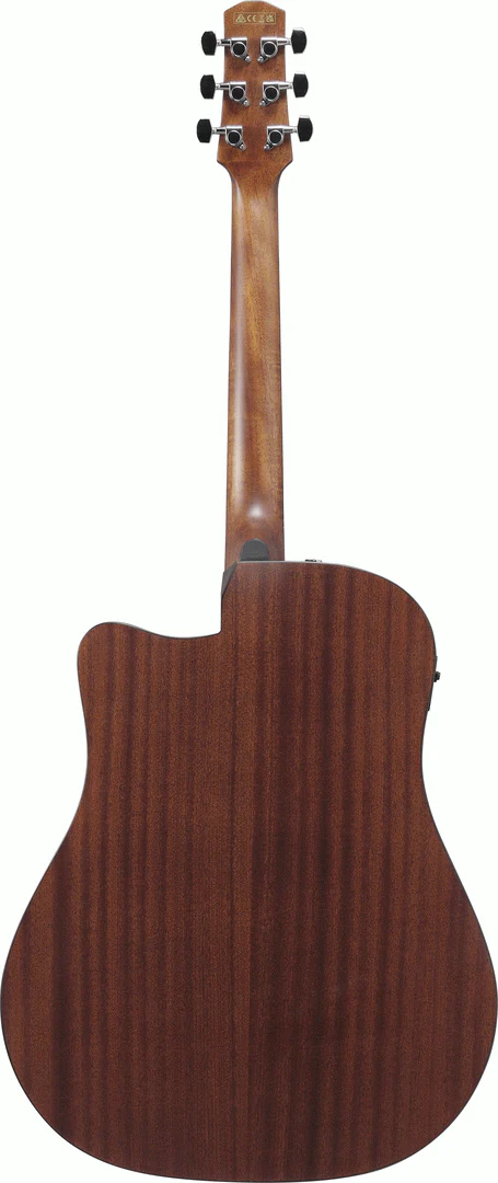 Ibanez AAD50CE Transparent Charcoal Burst Low Gloss Advanced Acoustic Guitar - Image 2