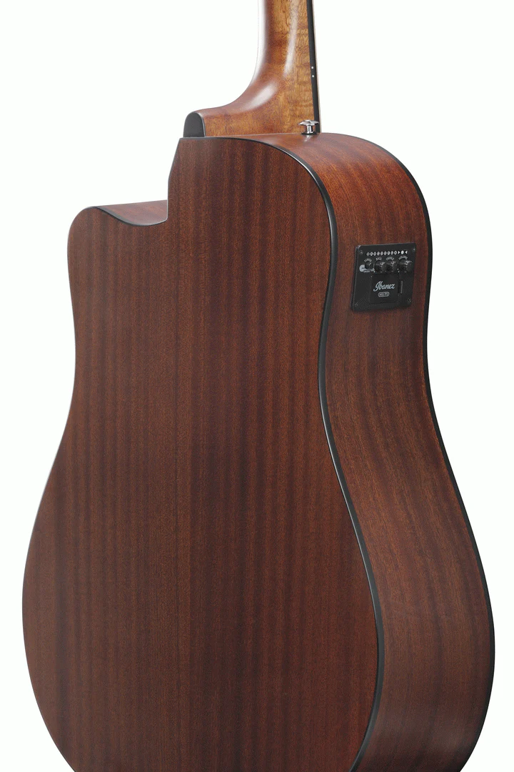 Ibanez AAD50CE Transparent Charcoal Burst Low Gloss Advanced Acoustic Guitar - Image 4