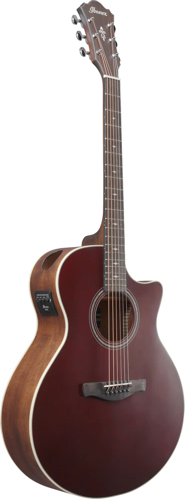 Ibanez AE100BUF Electro Acoustic Guitar Burgundy Flat