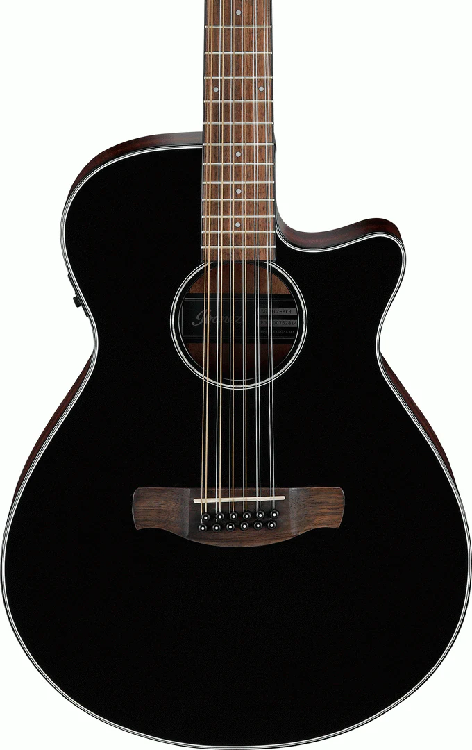 Ibanez AEG5012 BKH Acoustic Guitar - Image 4