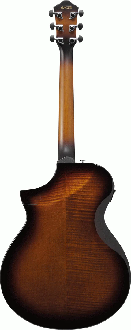 Ibanez AEWC400 Amber Sunburst High Gloss Acoustic Guitar - Image 2