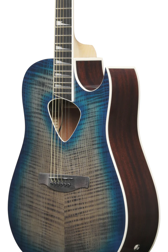 Ibanez ALT50FA Blue Doom Burst High Gloss Acoustic Guitar - Image 3