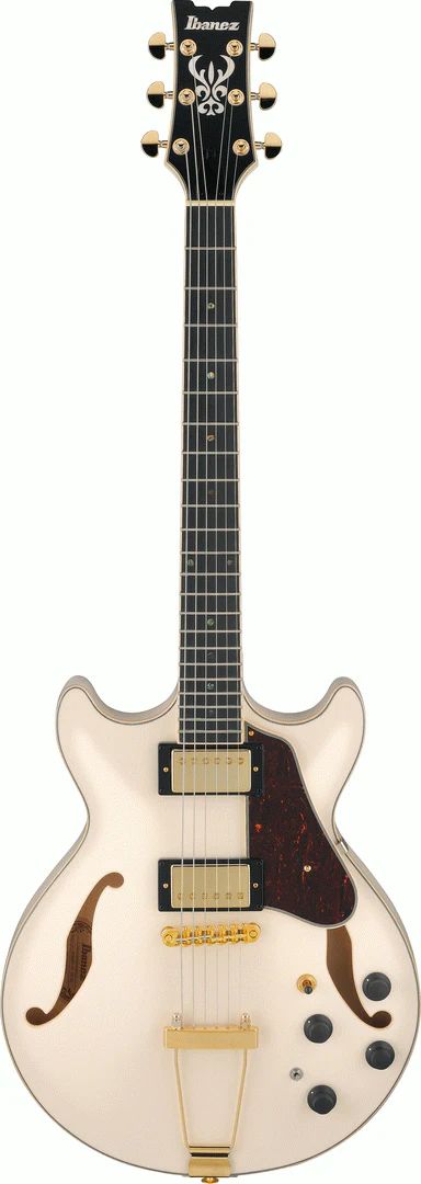Ibanez AMH90 Ivory Artcore Guitar