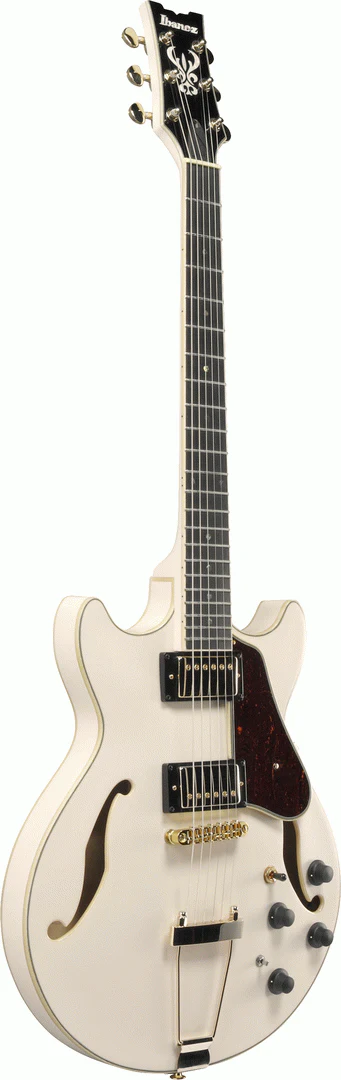 Ibanez AMH90 Ivory Artcore Guitar - Image 3