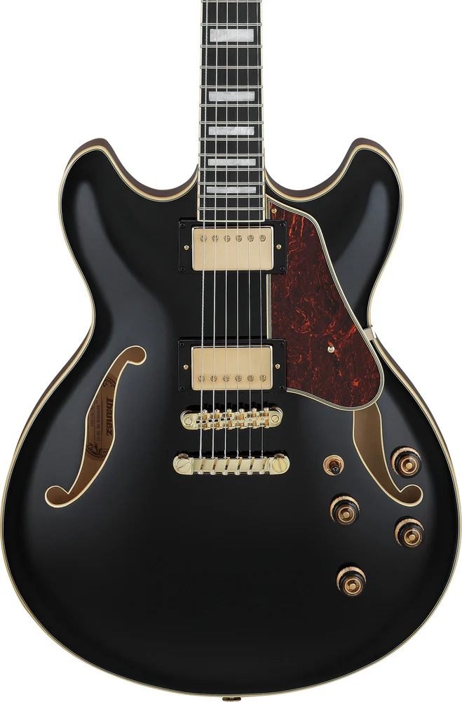 Ibanez AS93BCBK Electro Acoustic Guitar Black - Image 3