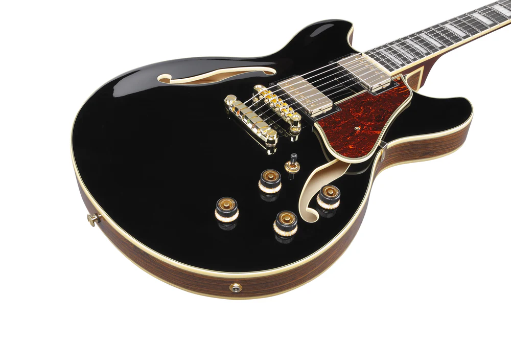 Ibanez AS93BCBK Electro Acoustic Guitar Black - Image 4