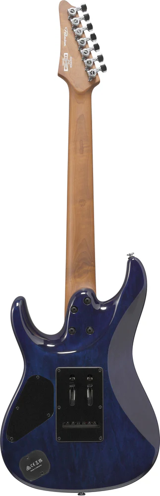 Ibanez AZ427P2QMTUB 7 String Electric Guitar Twilight Blue Burst - Image 2