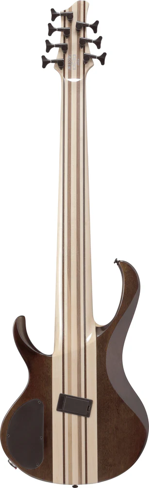 Ibanez BTB7MSNML 7 String Electric Bass Guitar Natural Mocha Low Gloss - Image 2