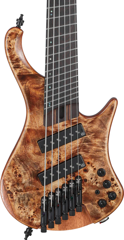 Ibanez EHB1506MSABL 6 String Electric Bass Guitar Antique Brown Stained Low Gloss - Image 3