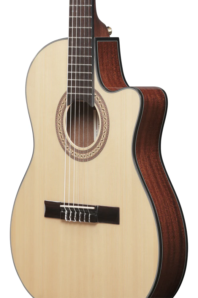 Ibanez GA35TCE Natural High Gloss Acoustic Guitar - Image 3