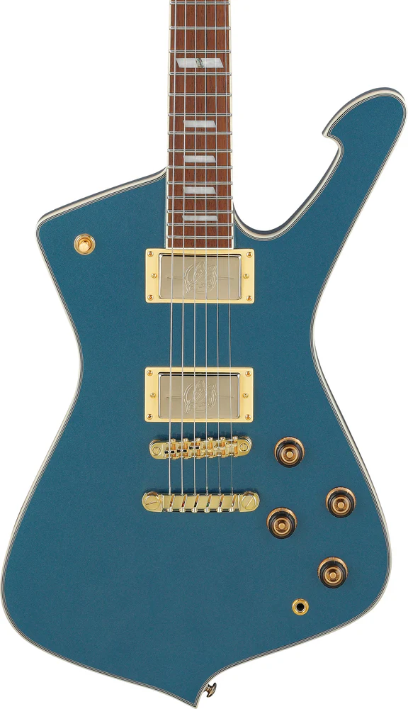 Ibanez IC420ABM Electric Guitar Antique Blue Metallic - Image 3