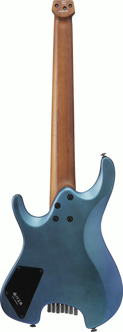 Ibanez Q547 Blue Chameleon Metallic Matte Premium Guitar With Bag - Image 2