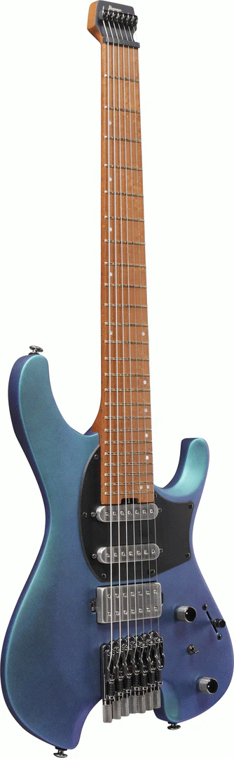 Ibanez Q547 Blue Chameleon Metallic Matte Premium Guitar With Bag - Image 3