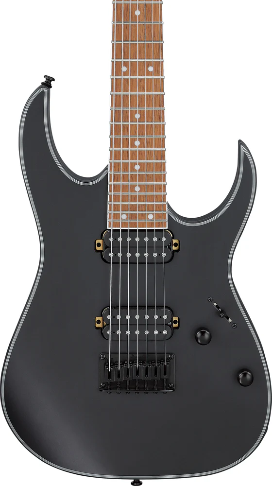 Ibanez RG7421EXBKF 7 String Electric Guitar Black Flat - Image 3