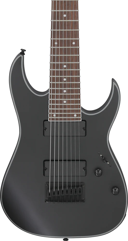 Ibanez RG8EXBKF 8 String Electric Guitar Black Flat - Image 3