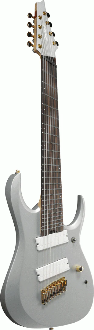 Ibanez RGDMS8 Classic Silver Matte 8 String Electric Guitar - Image 3