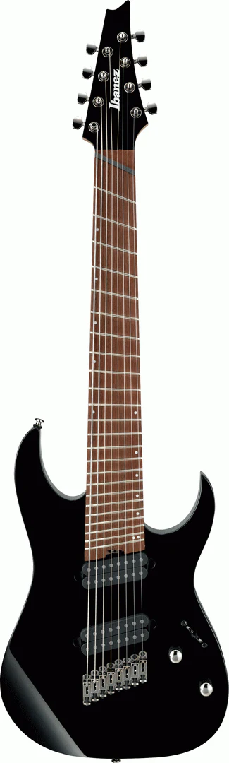 Ibanez RGMS8 BK Electric Guitar