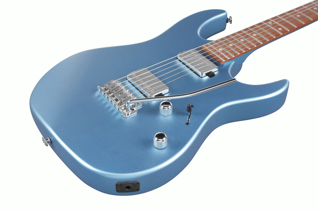 Ibanez RX120SP Metallic Light Blue Matte Electric Guitar - Image 4