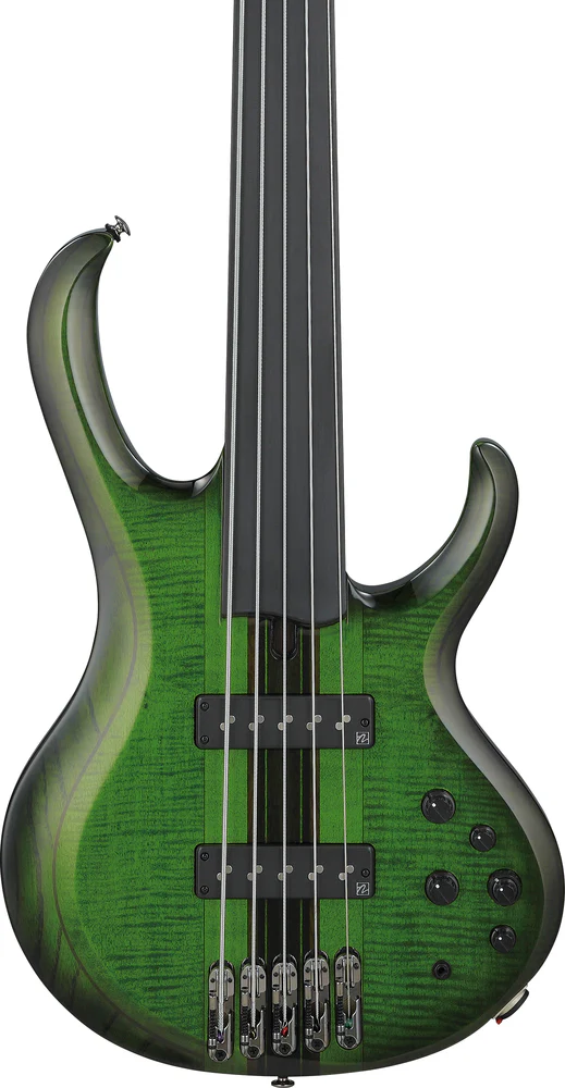 Ibanez SDGB1DMT 5 String Electric Bass Guitar Dark Moss Burst - Image 3