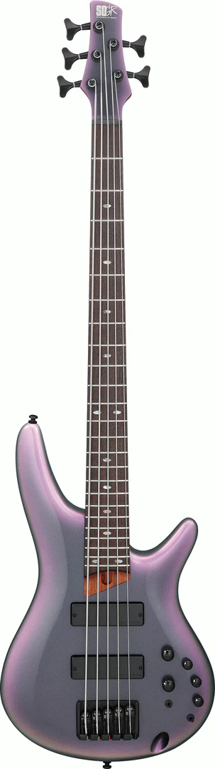Ibanez SR505E Black Aurora Burst 5 String Electric Bass