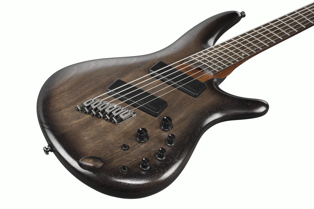 Ibanez SRC6MS Black Stained Burst Low Gloss 6 String Electric Bass - Image 4