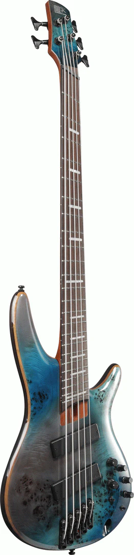 Ibanez SRMS805 Tropical Seafloor 5 String Electric Bass - Image 3
