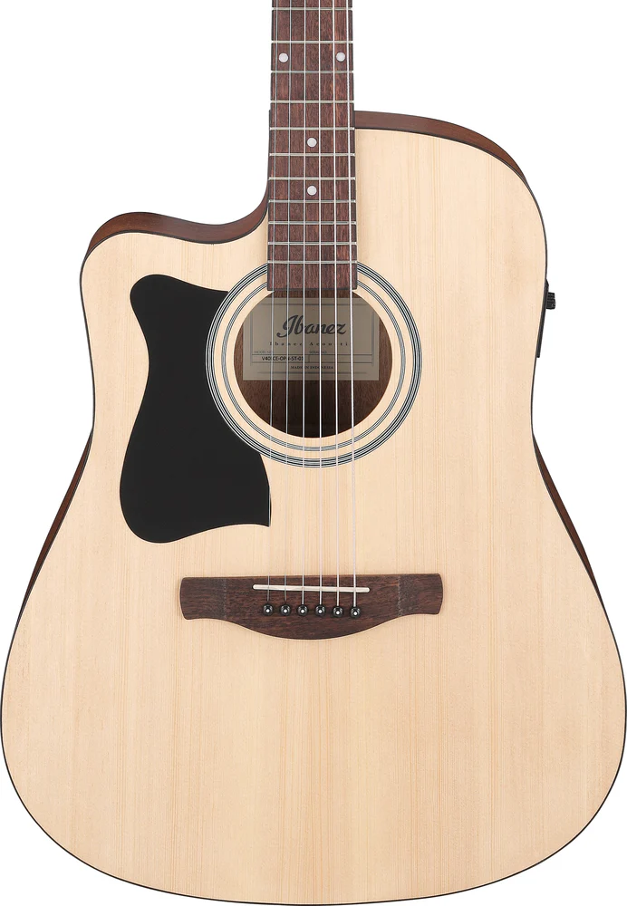 Ibanez V40LCE Open Pore Natural Acoustic Guitar with Pickup - Image 2