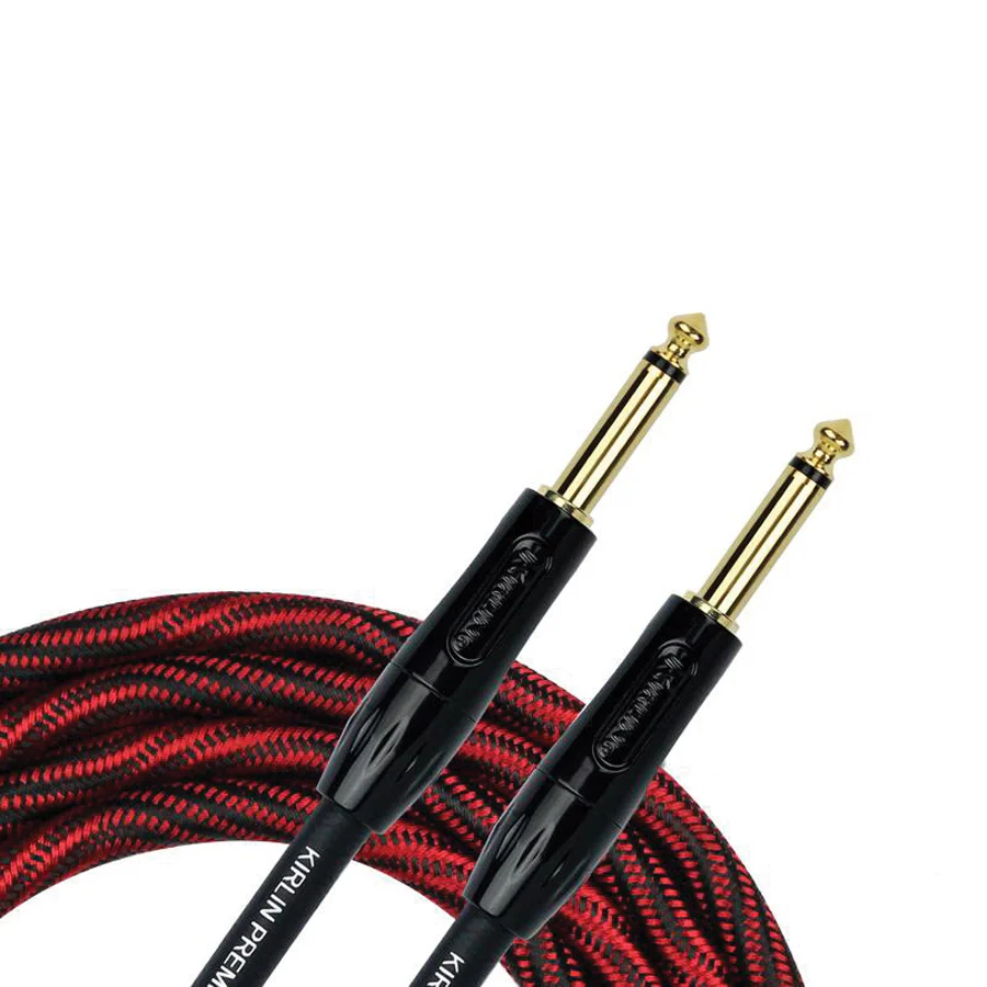 Kirlin IWB201WB 10ft Premium Plus Wave Red Instrument Cable