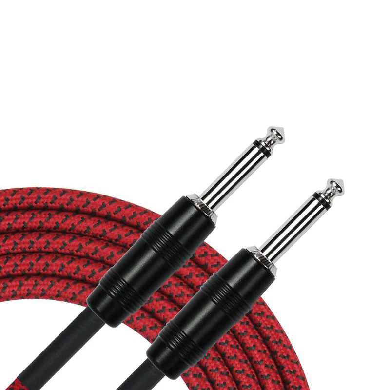 Kirlin IWC201RD 10ft Red Entry Woven Instrument Cable